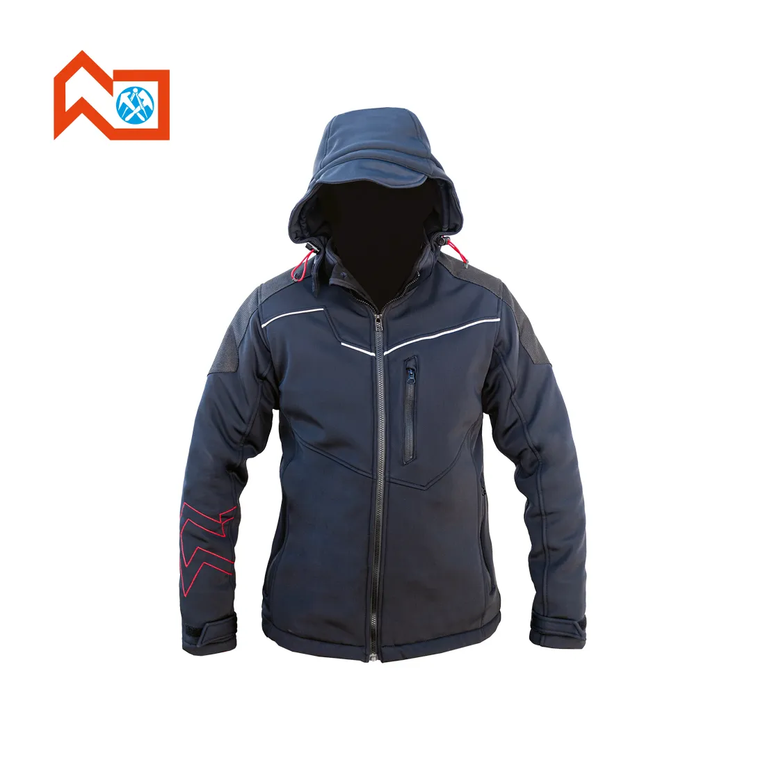 ROOFING XPERT - Softshell-Winterjacke schwarz