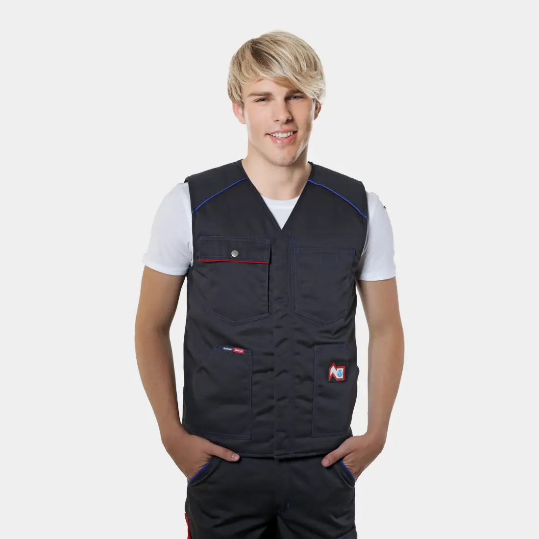 Thermo-Weste DACHDECKER "Obenauf" anthrazit