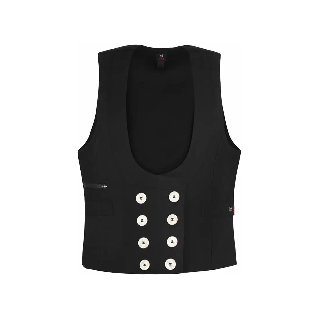 FHB - Zunftweste HERDIS Canvas Damen schwarz
