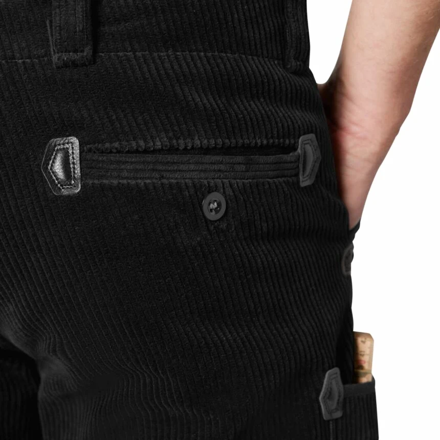 FHB - Zunfthose ULRICH Trenkercord schwarz