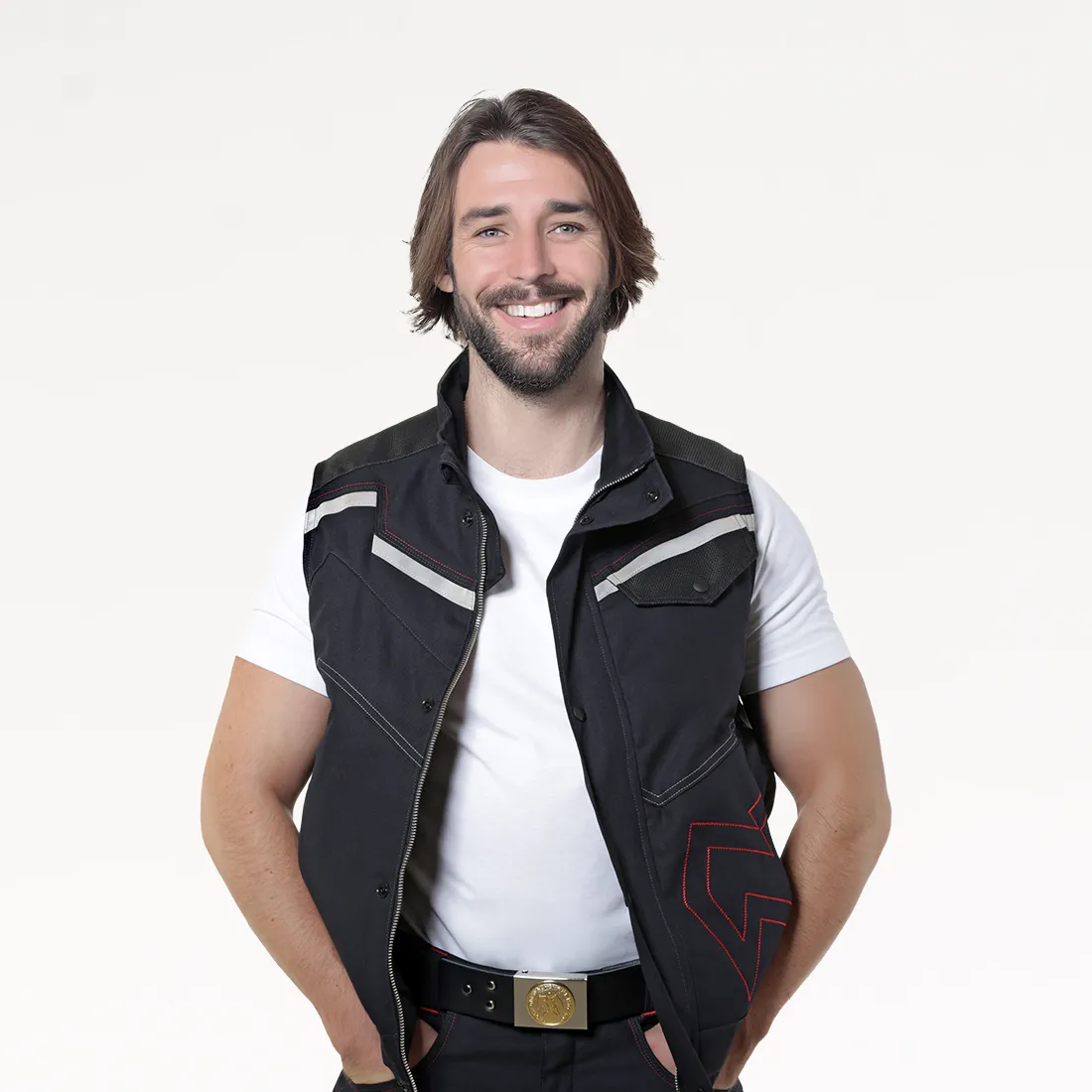 ROOFING XPERT - Thermo-Weste schwarz