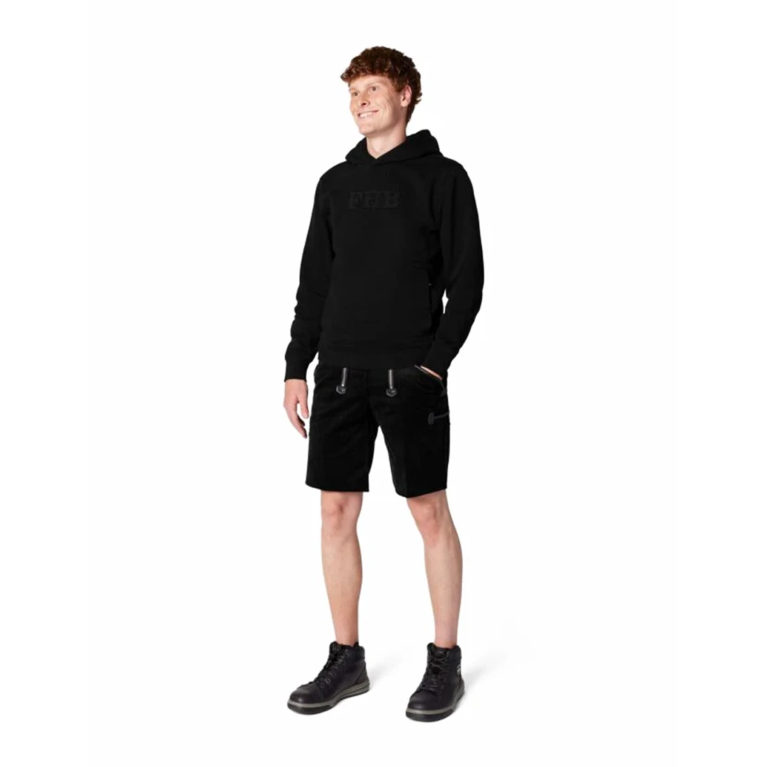 FHB - Hoodie BELLO mit FHB-Logo schwarz