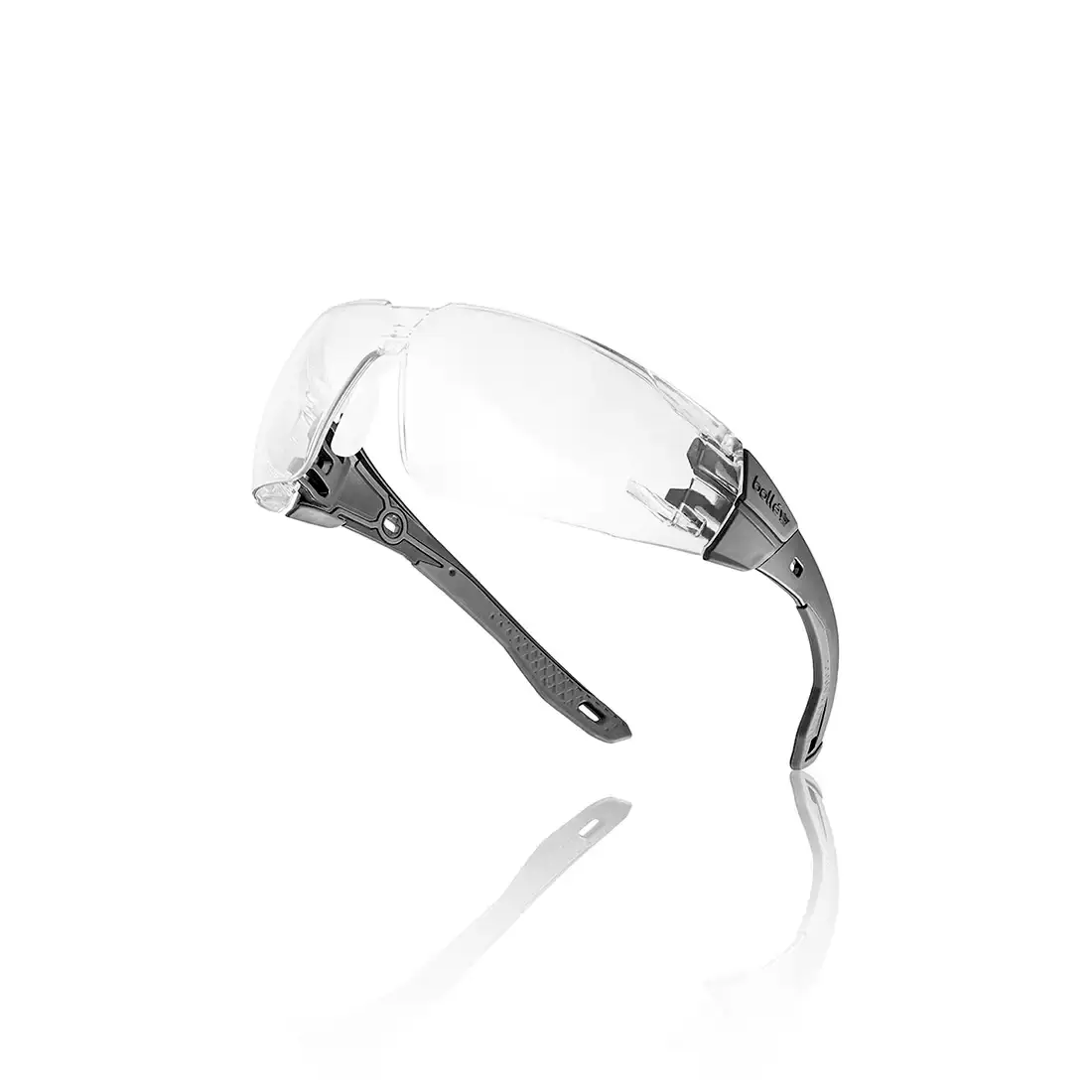 BOLLÉ - Schutzbrille Rush+ 2.0 klare Gläser schwarz/grau