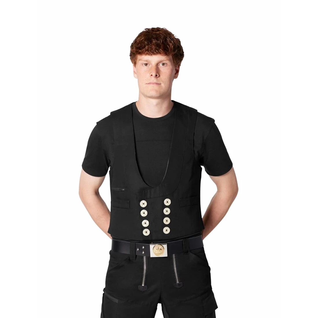 FHB - Zunftweste HANNES Canvas schwarz