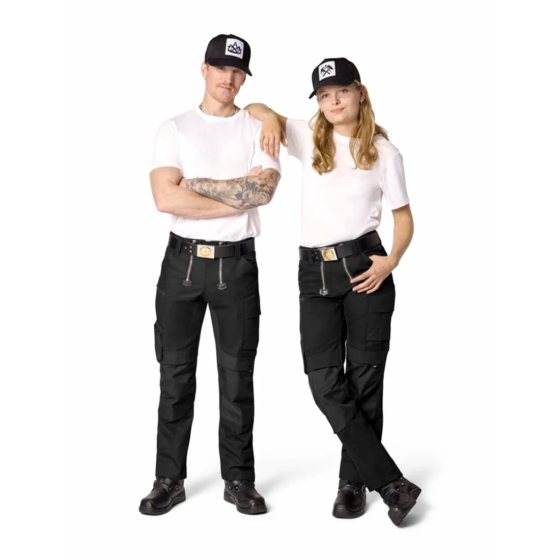 FHB - Trucker Cap SVEN "Dachdecker" schwarz
