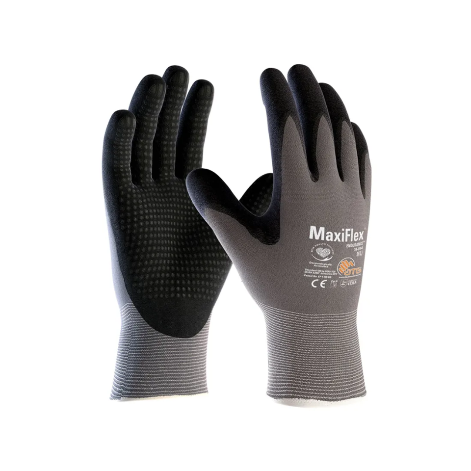 ATG - Nylon-Handschuh MaxiFlex Endurance grau/schwarz