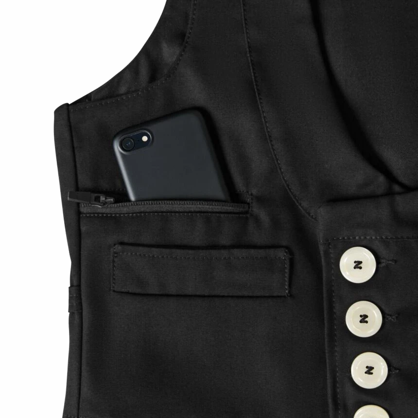 FHB - Zunftweste HANNES Canvas schwarz