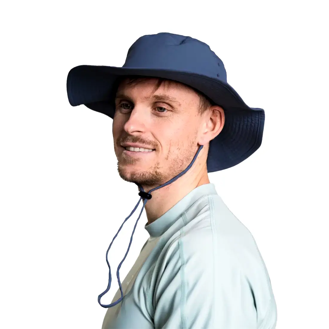 IQ-UV - Sonnenhut Safari recycelt blau