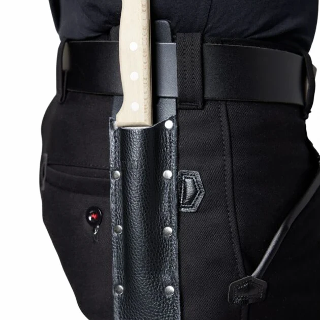 FHB - Messertasche HENRIK lang schwarz
