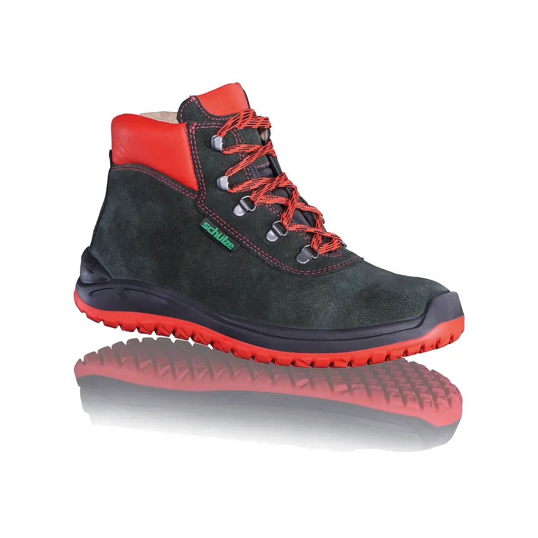 SCHÜTZE - DACHDECKERPROFI KH MID S3 mit Stahlkappe rot/schwarz