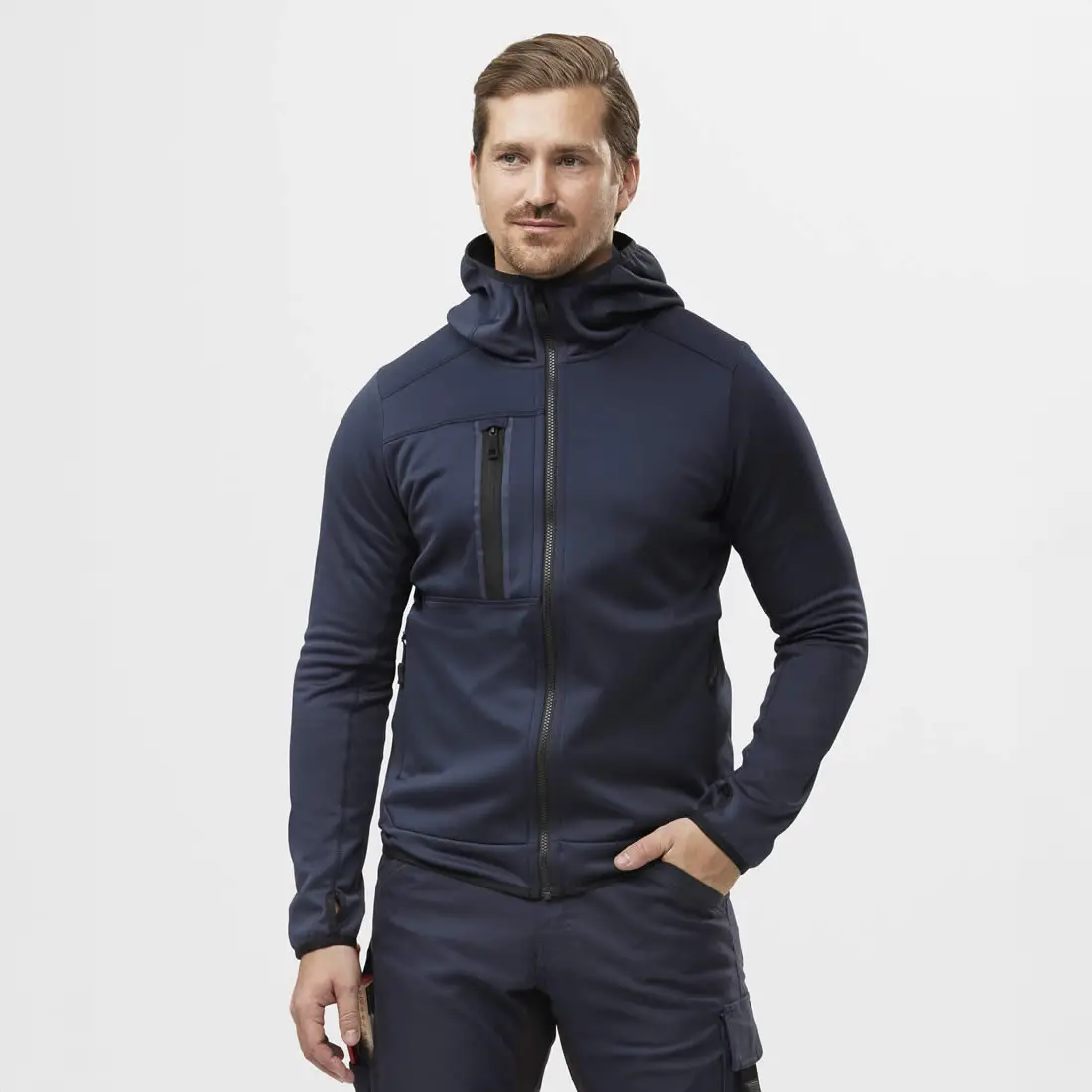 SNICKERS - AllroundWork Fleece-Kapuzenjacke mit Reißverschluss