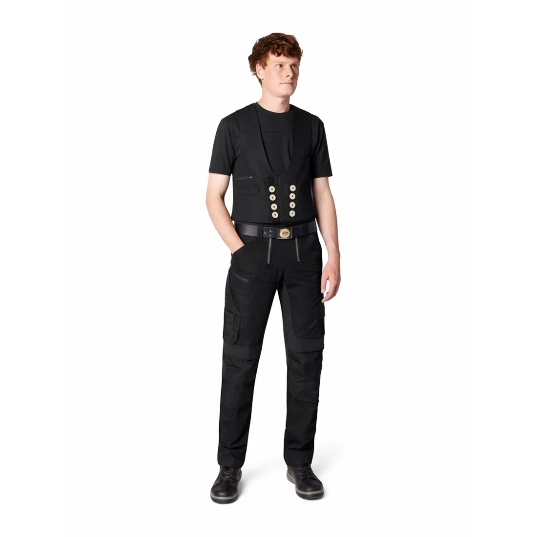 FHB - Zunftweste HANNES Canvas schwarz