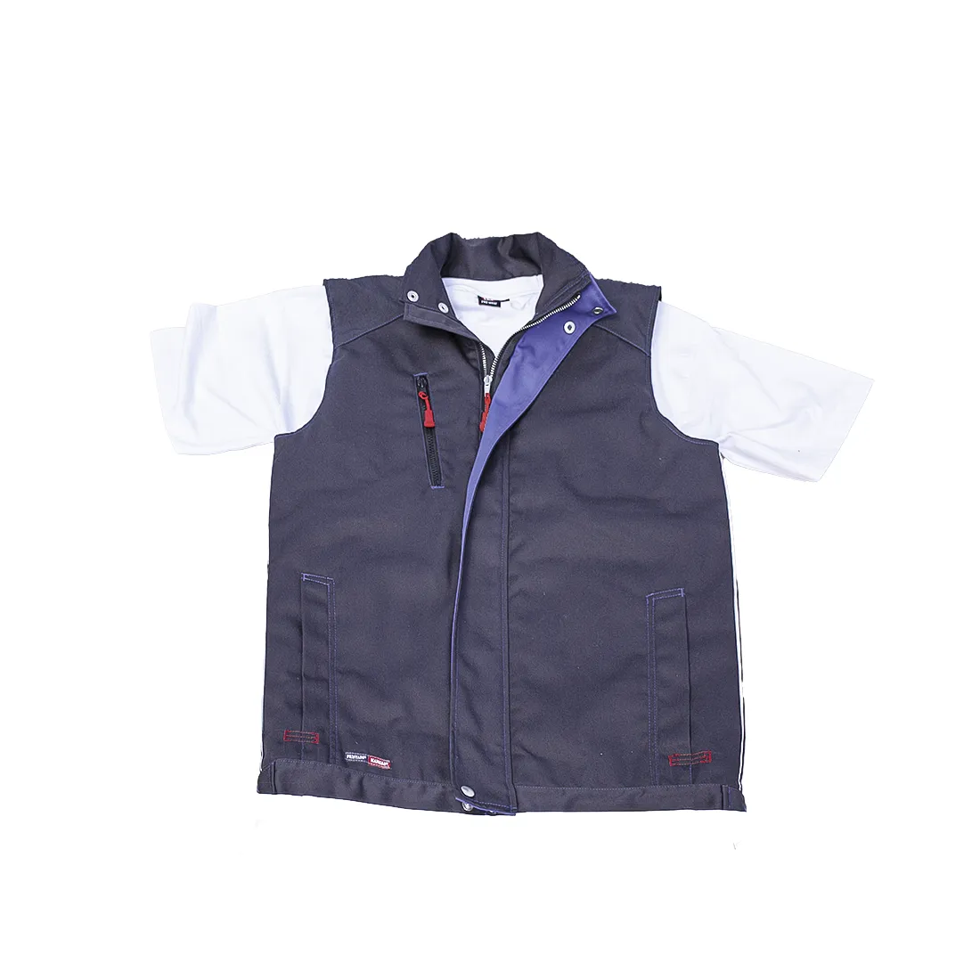 Funktionsweste DACHDECKER "Obenauf" PRO anthrazit/rot