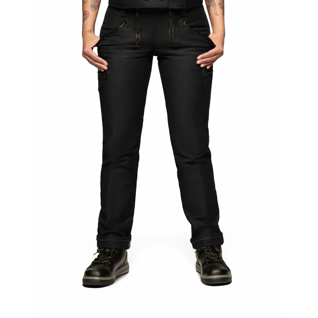 FHB - Röhren-Zunfthose EDELGARD Damen schwarz