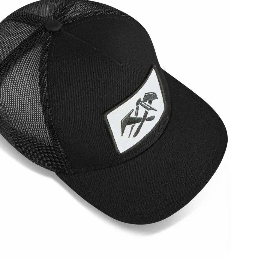 FHB - Trucker Cap SVEN "Dachdecker" schwarz