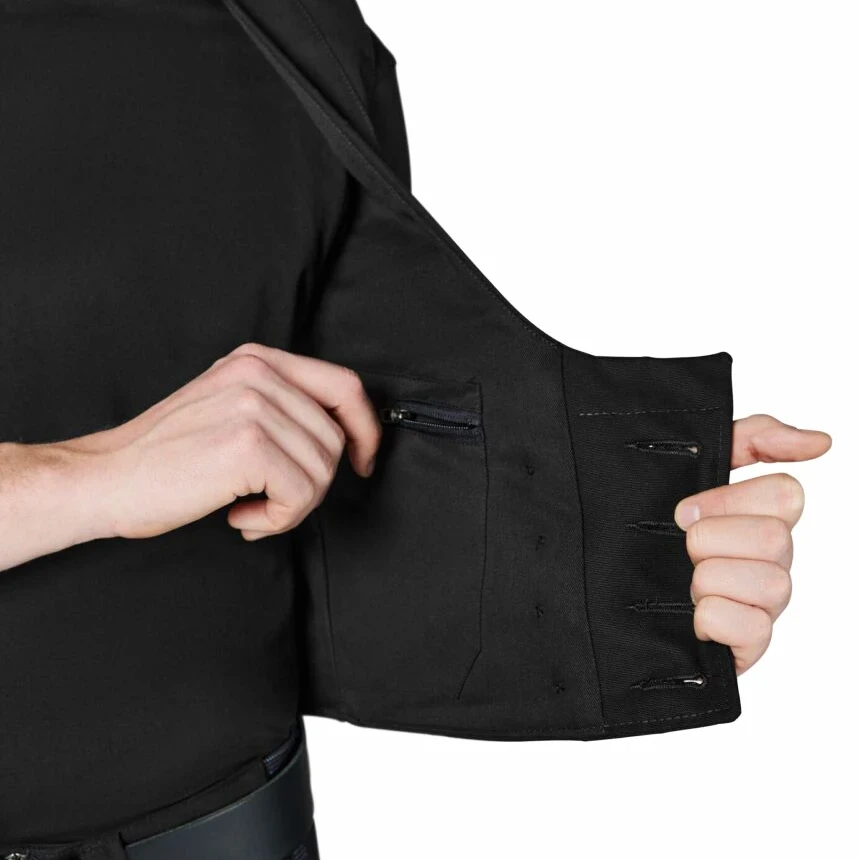 FHB - Zunftweste HANNES Canvas schwarz