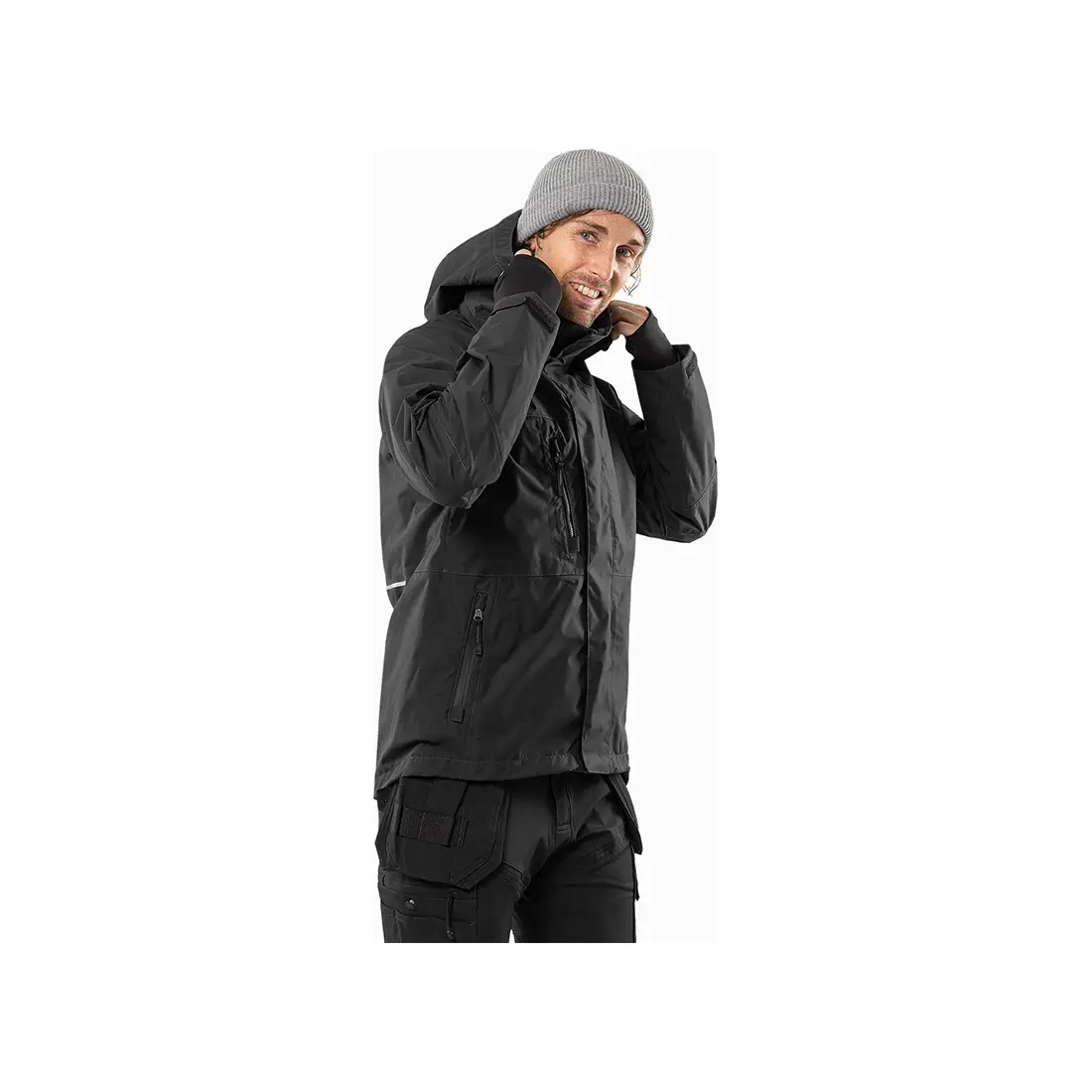 FRISTADS - wasserdichte Outdoorjacke Airtech 4906 GTT schwarz