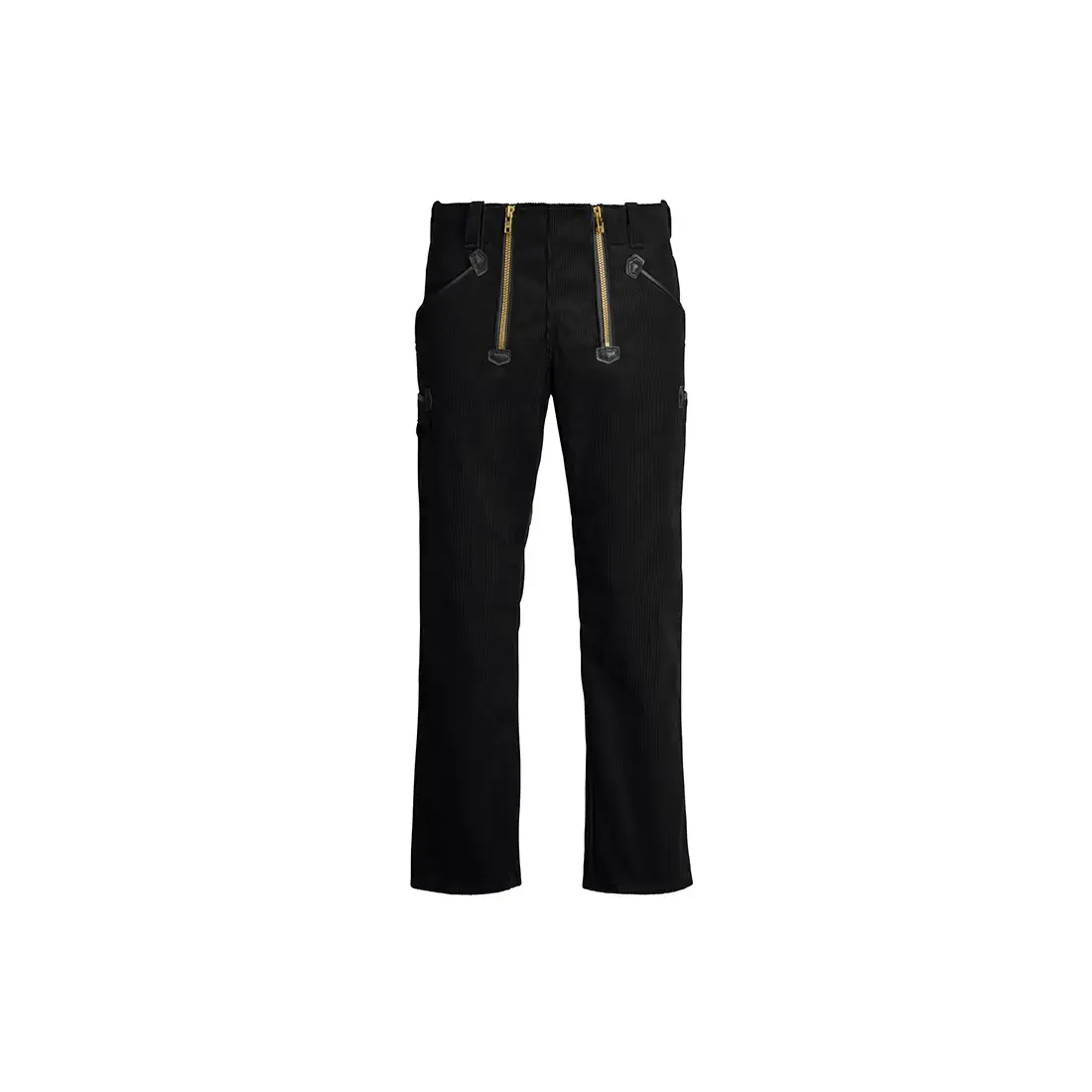 FHB - Zunft-Hose CORD Genuacord ohne Schlag schwarz
