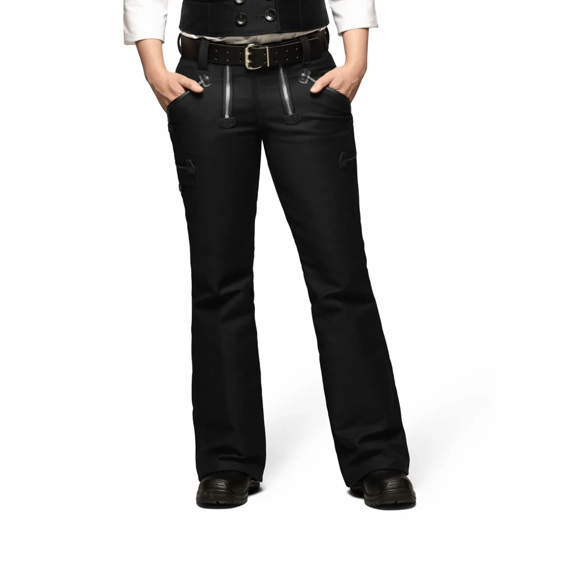 FHB - Zunfthose HELENE Zwirn-Doppelpilot Damen schwarz