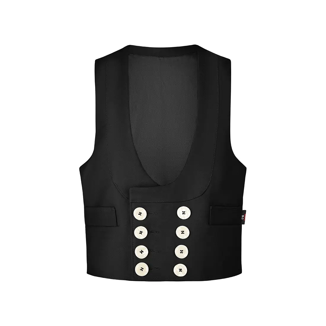 FHB - Zunft-Weste DETLEF Zwirn-Doppel-Pilot schwarz