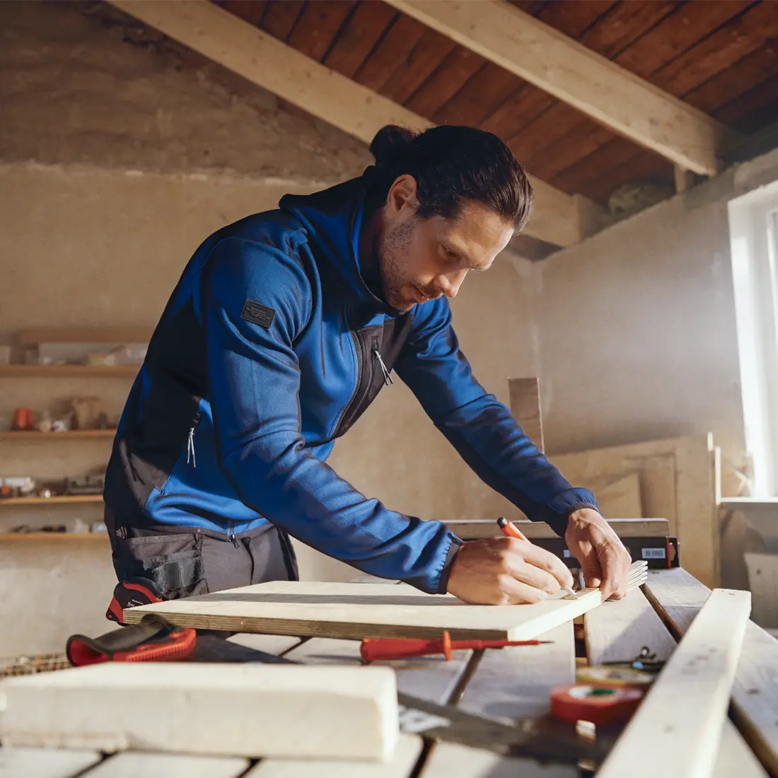 SNICKERS - FlexiWork Midlayer Jacke mit Reißverschluss