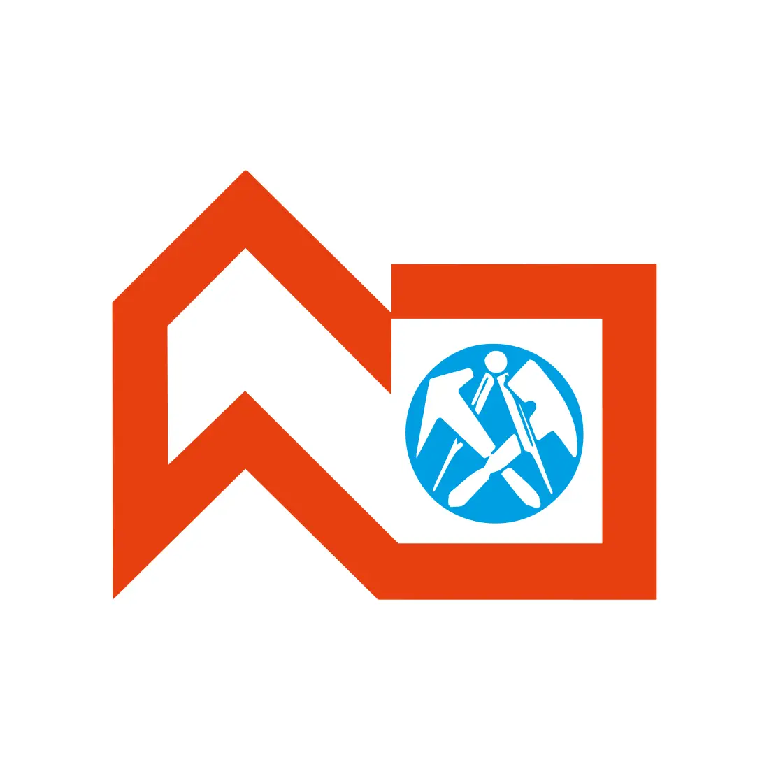 Verbandslogo "Der Dachdecker" rot/blau/weiß