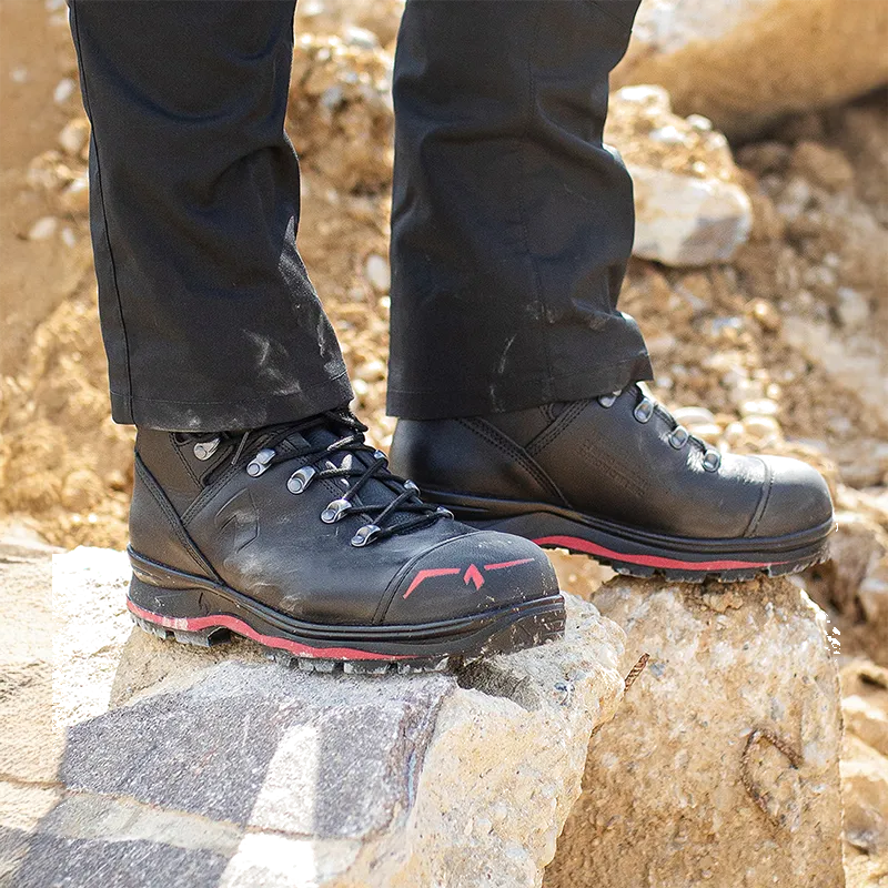 HAIX - TREKKER PRO 2.0 HIGH S3 schwarz/rot