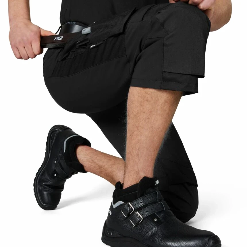 FHB - Zunfthose LOU Piratenform elastisch schwarz