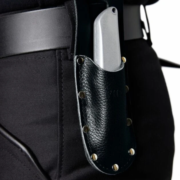 FHB - Messertasche TRISTAN kurz schwarz