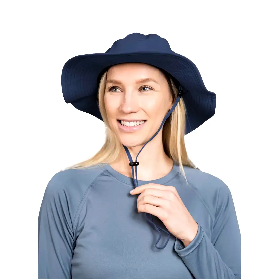 IQ-UV - Sonnenhut Safari recycelt blau