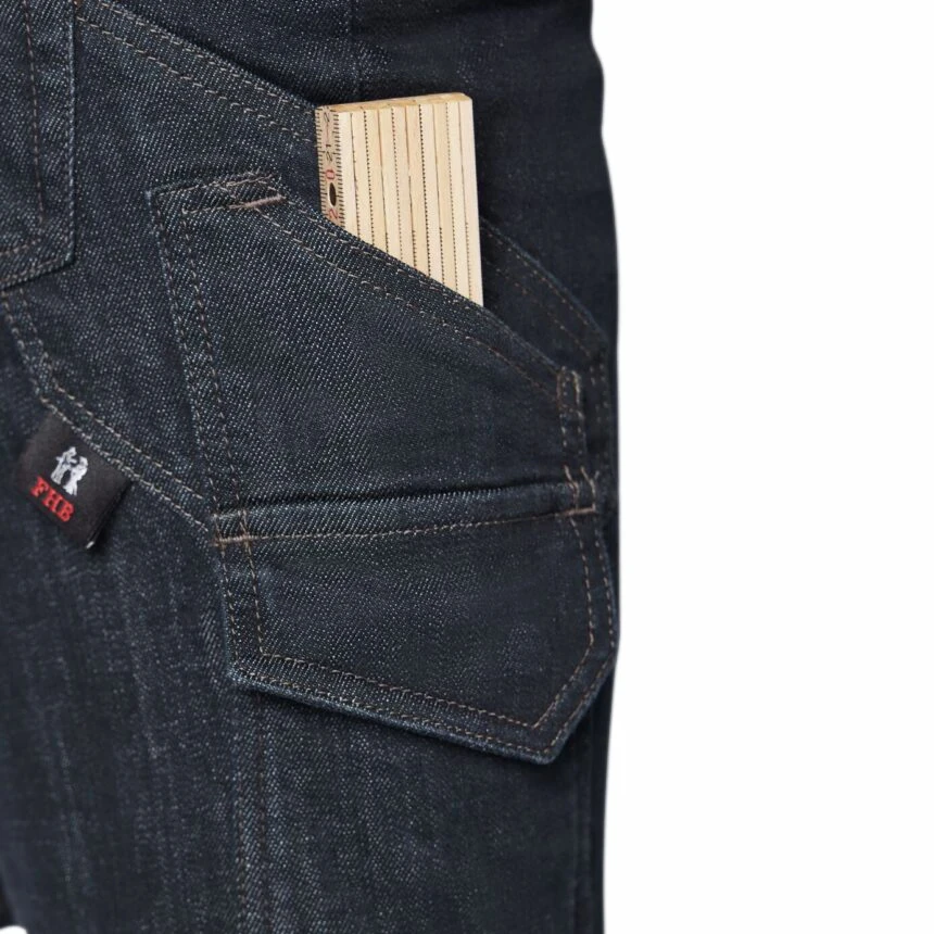 FHB - Zunfthose FRIEDHELM Jeans Lycra-Stretch schwarzblau