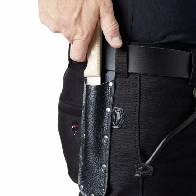FHB - Messertasche HENRIK lang schwarz