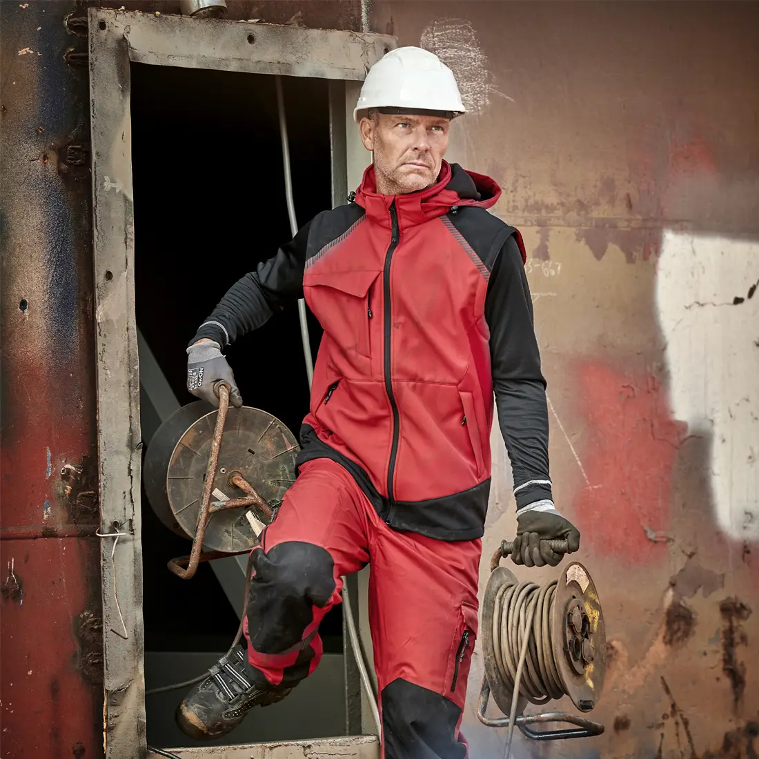 ELKA - Working Xtreme Softshelljacke mit abnehmbare Ärmeln