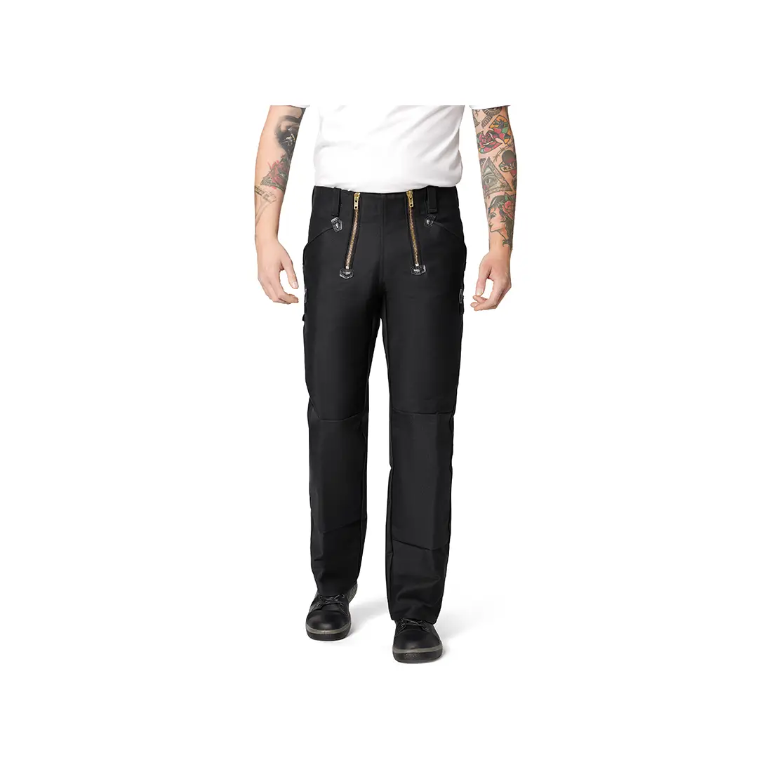 FHB - Zunft-Hose KLAUS Zwirn-Doppel-Pilot schwarz