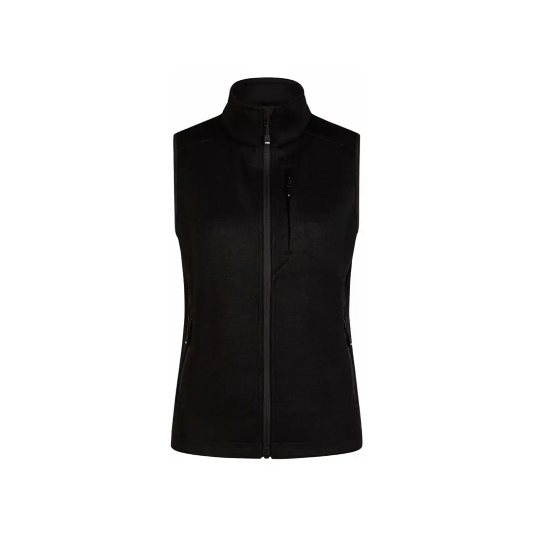 FHB - Strickfleeceweste ELSA Damen schwarz