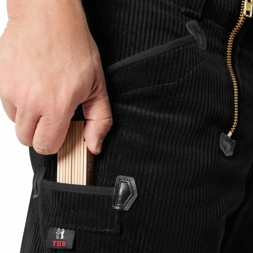 FHB - Zunfthose ULRICH Trenkercord schwarz