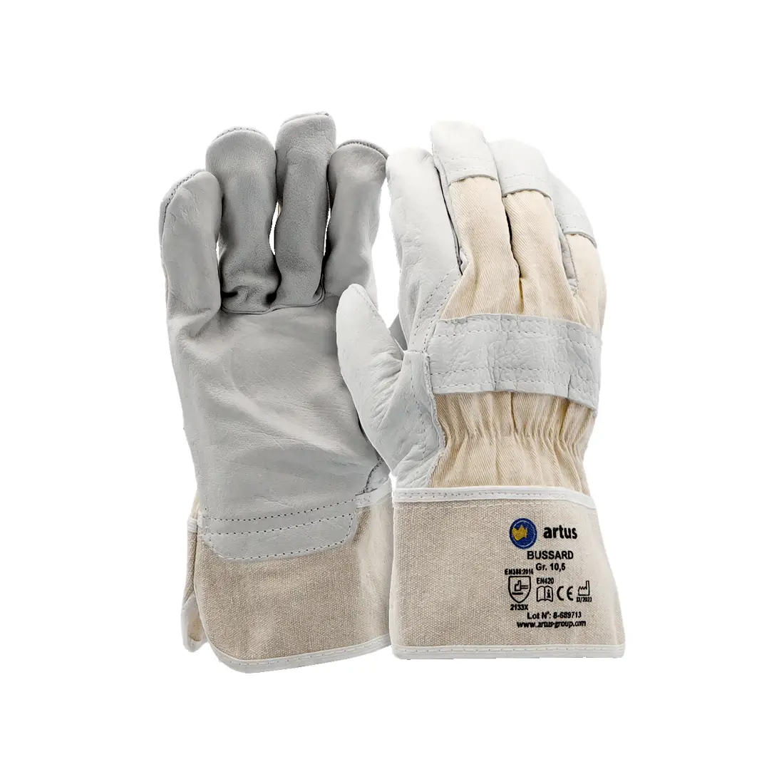 ARTUS - Schutzhandschuh Bussard natur/weiß