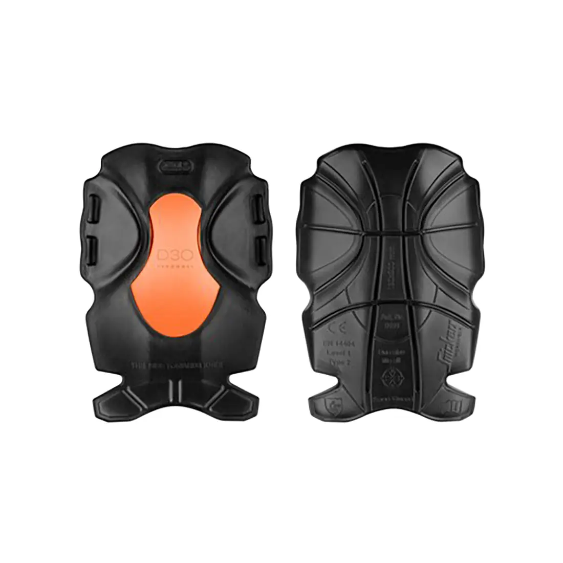 SNICKERS - Handwerker Kniepolster XTR D30 schwarz/orange